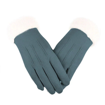 Gants en daim tendance au design moderne