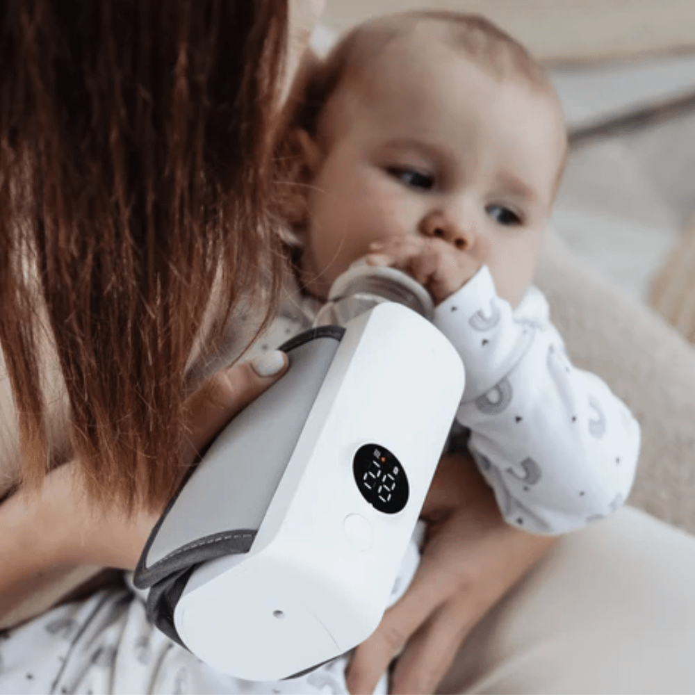 Chauffe-biberon portable électrique compact
