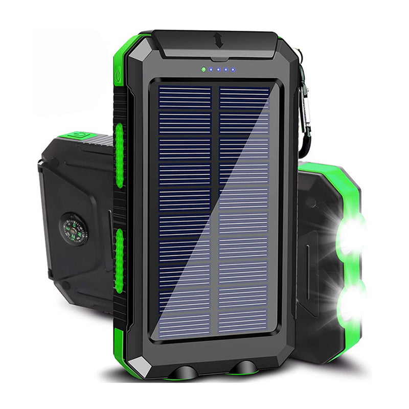 Batterie externe portable avec chargeur solaire USB