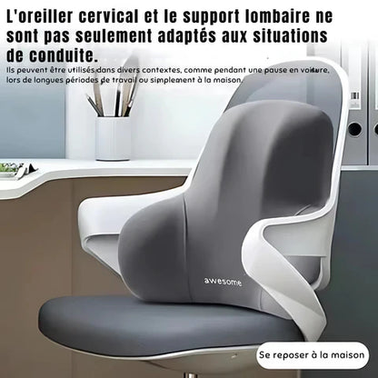 Coussin Lombaire Ergonomique En Mousse à Mémoire de Forme