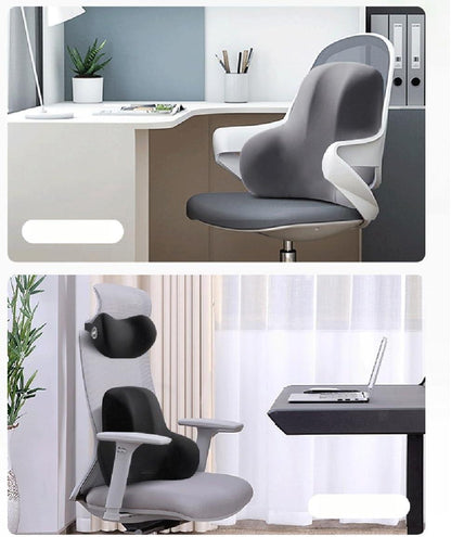 SpineEase™ – Coussin Lombaire Ergonomique pour Dos avec Housse Lavable