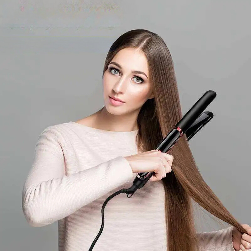 CurlPro™ – Lisseur Ionique 2-en-1 pour Cheveux Lisses & Bouclés