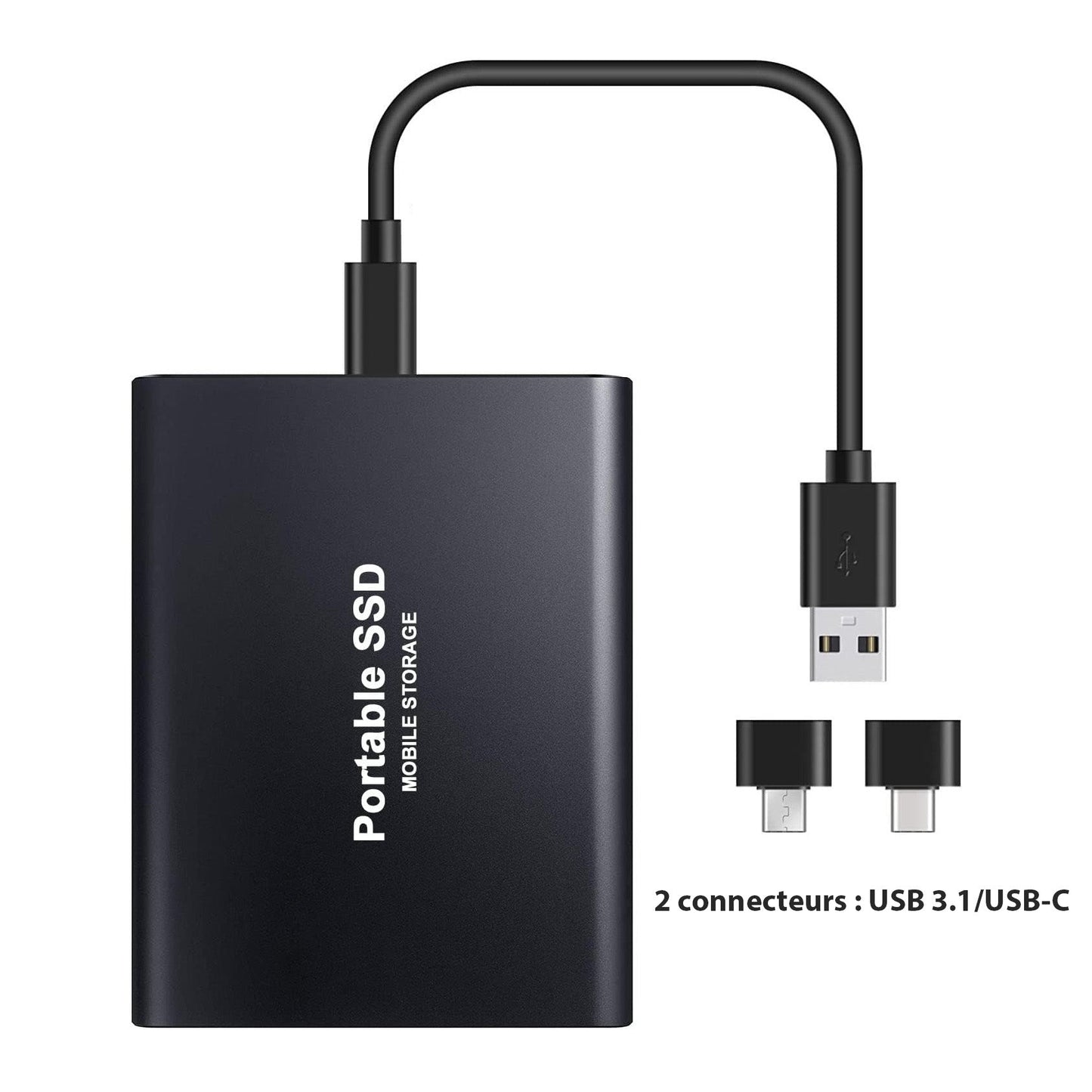 Disque Dur Externe Rapide et Compact - Stockage Portable de Grande Capacité