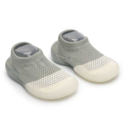 Chaussures antidérapantes légères bicolores pour bébé