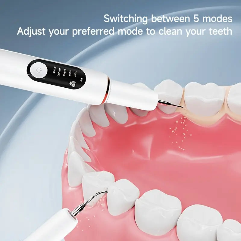 DentaLume™ – Nettoyeur Dentaire Électrique avec Lumière LED et Recharge USB