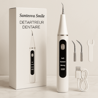 Dentapulse™ – Détartreur Dentaire Ultrason pour Plaque & Tartre à Domicile