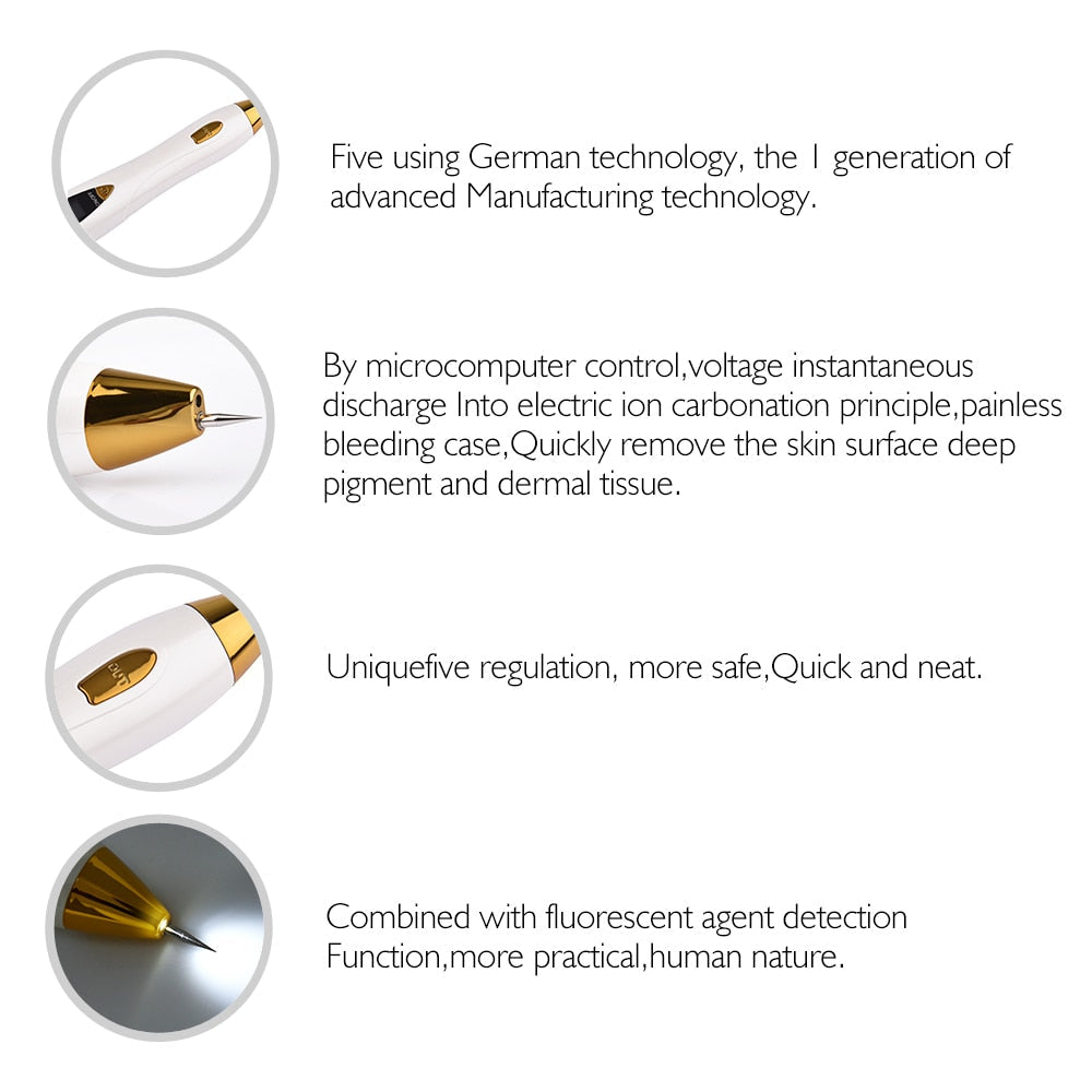 DermaClear Stylo pour l'Elimination des Grains de Beauté