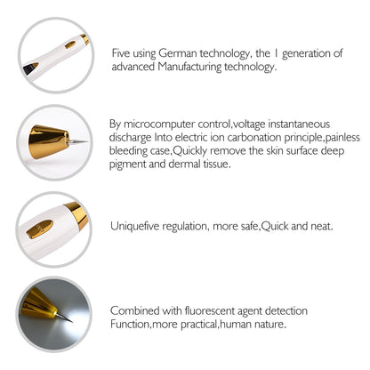 DermaClear Stylo pour l'Elimination des Grains de Beauté