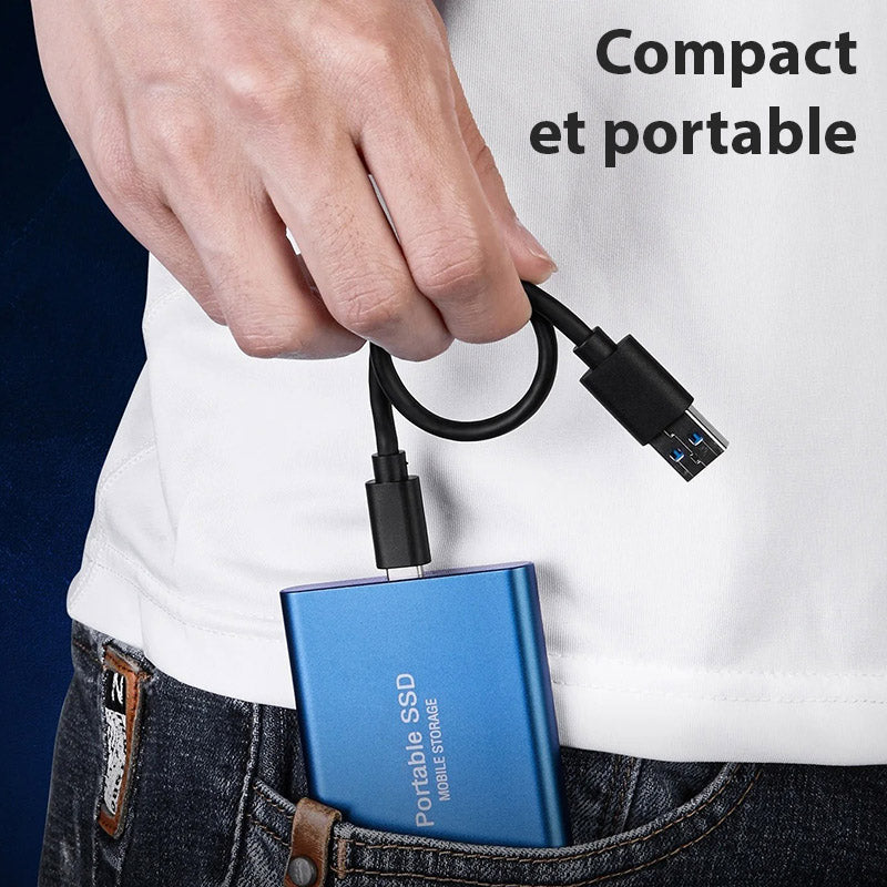 Disque dur externe SSD ultra-rapide compact 1 To