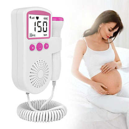 Doppler fœtal portable à ultrasons pour surveillance cardiaque bébé