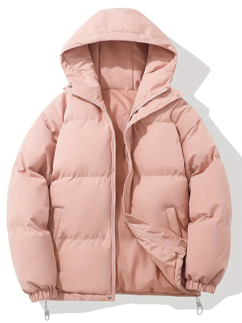 Veste d'hiver matelassée classique à capuche