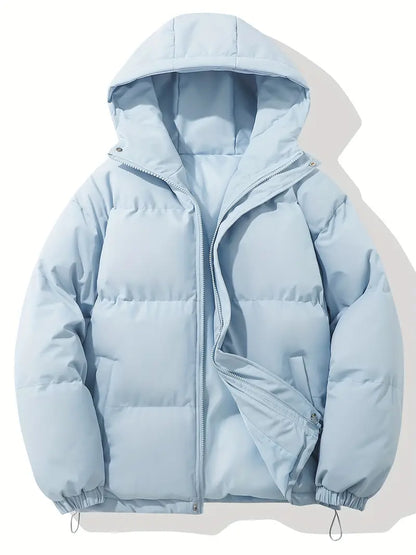 Veste d'hiver matelassée classique à capuche
