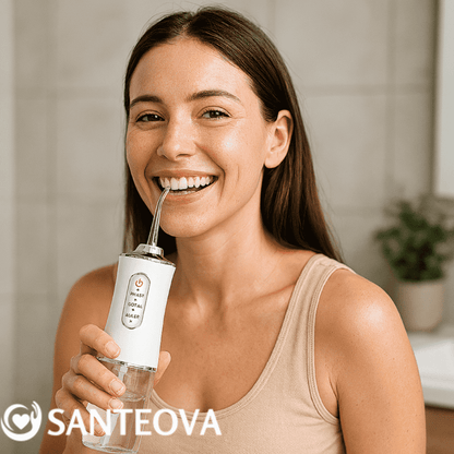 FlossiJet™ – Jet Dentaire Sans Fil Rechargeable pour Hygiène Buccale Complète