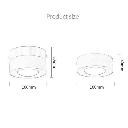 Lampe plafonnière en noyer avec projecteur LED intégré