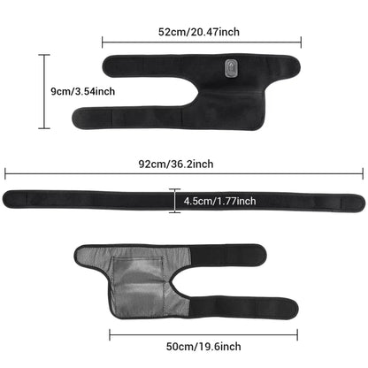 Genouillère Chauffante Massage EMS 60 °C – Batterie Longue Autonomie 5000 mAh
