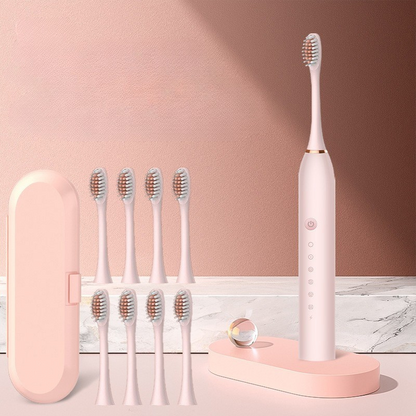 GlowSmile™ – Brosse à Dents Sonique Rechargeable avec Modes Multiples