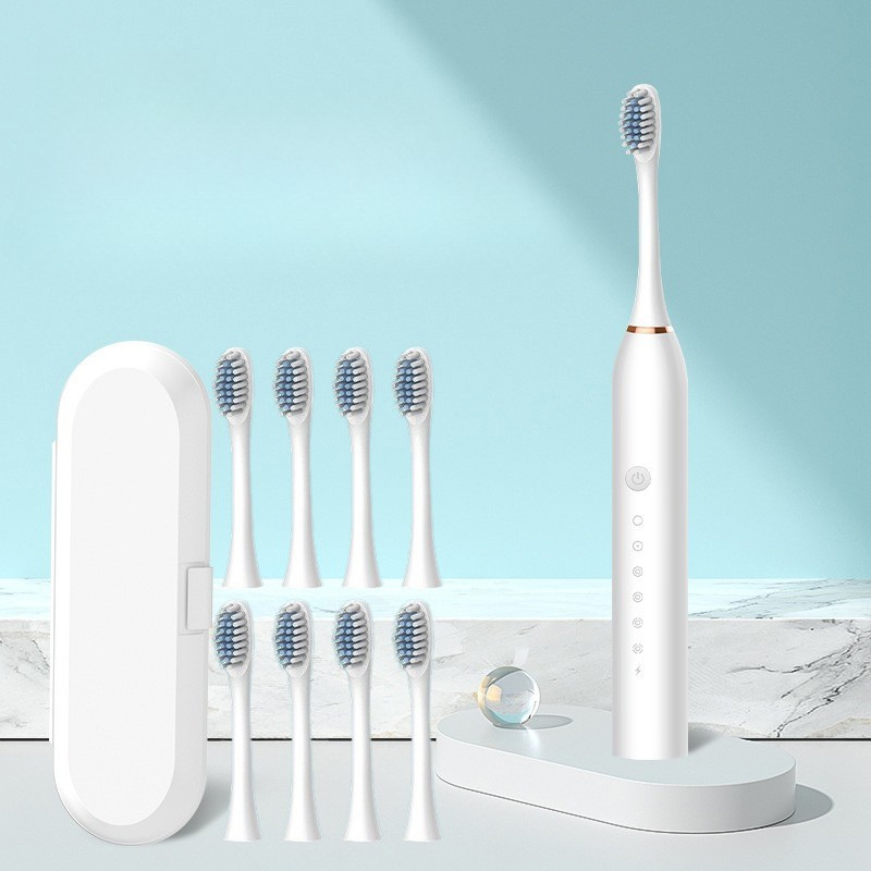 GlowSmile™ – Brosse à Dents Sonique Rechargeable avec Modes Multiples