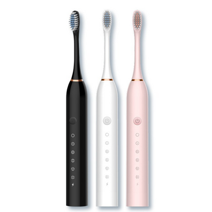 GlowSmile™ – Brosse à Dents Sonique Rechargeable avec Modes Multiples