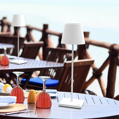 Lampe de table rechargeable sans fil à éclairage LED