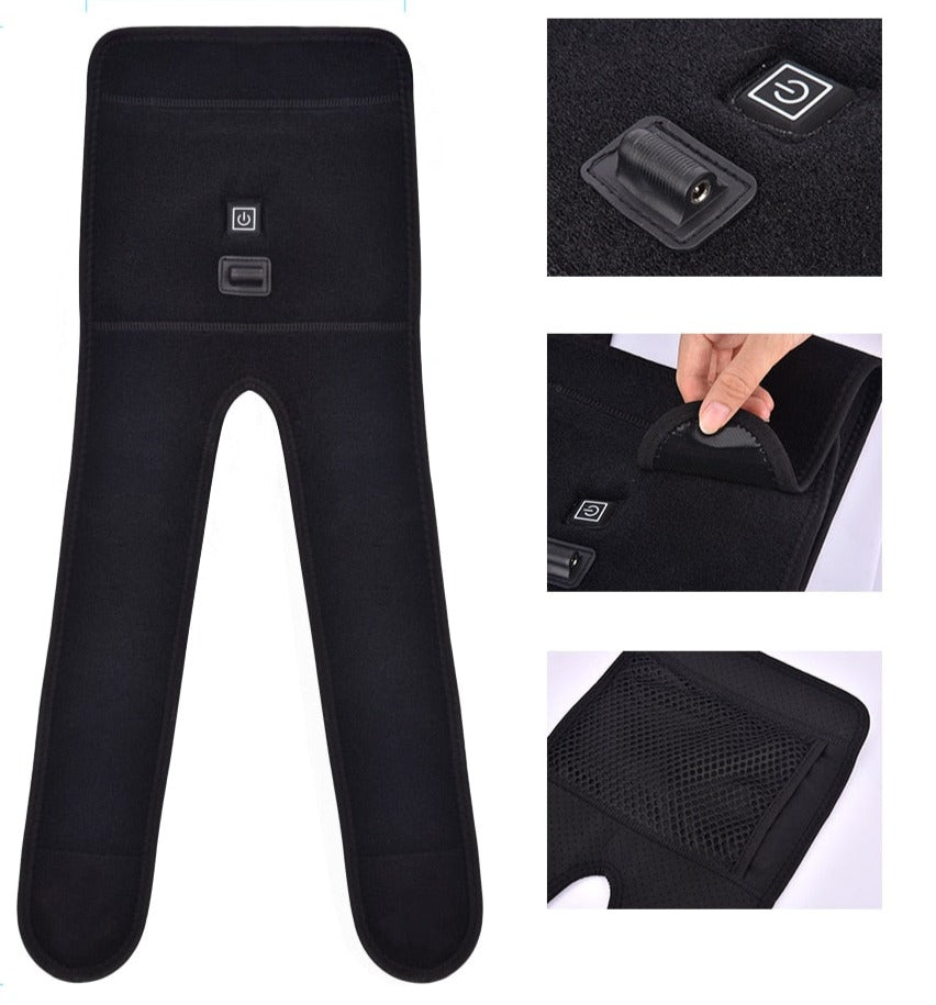 Genouillère chauffante réglable USB Charge