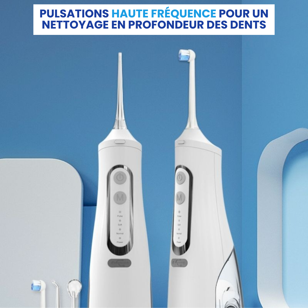 Hydrova™ – Jet Dentaire Portable IPX7 Rechargeable