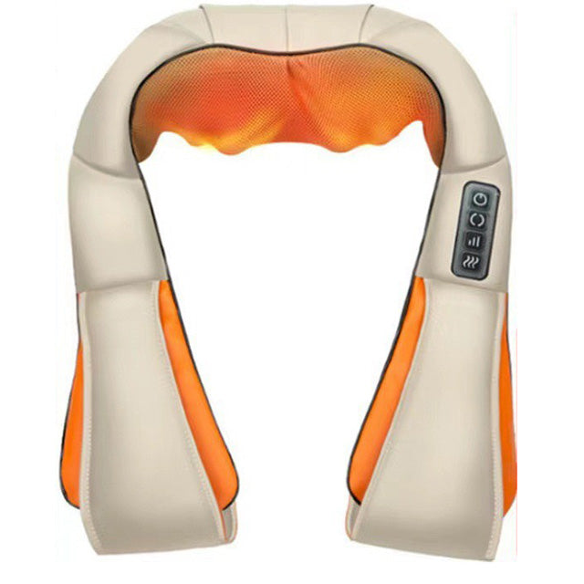 Masseur shiatsu 4D avec fonction chaleur pour cou et épaules