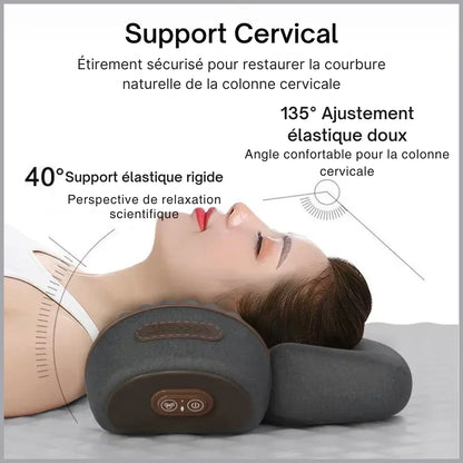 Oreiller Cervical Chauffant et Massant