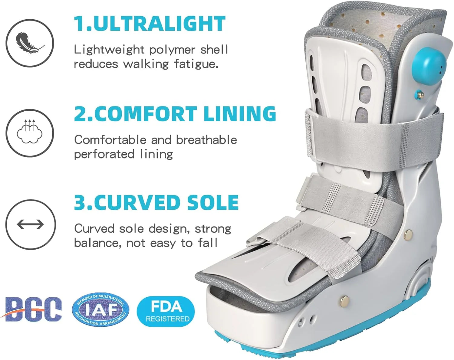OrthoBoot™ – Appareil Botte Orthopédique Gonflable