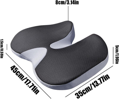 Orthovia™ – Coussin de siège ergonomique en mousse mémoire pour coccyx et sciatique