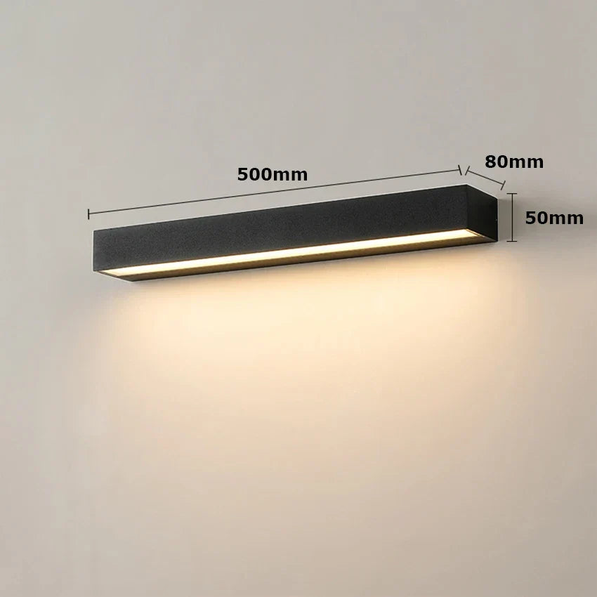Applique murale extérieure LED chaud 3000K