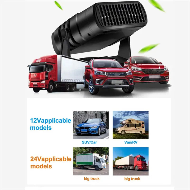 Chauffage de voiture portable électrique compact
