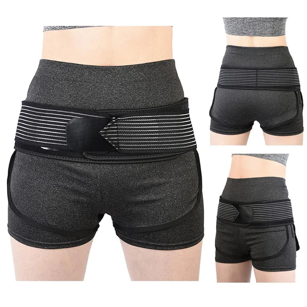 Ceinture de soutien articulaire sacro-iliaque réglable