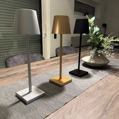 Lampe de table sans fil rechargeable LED compacte