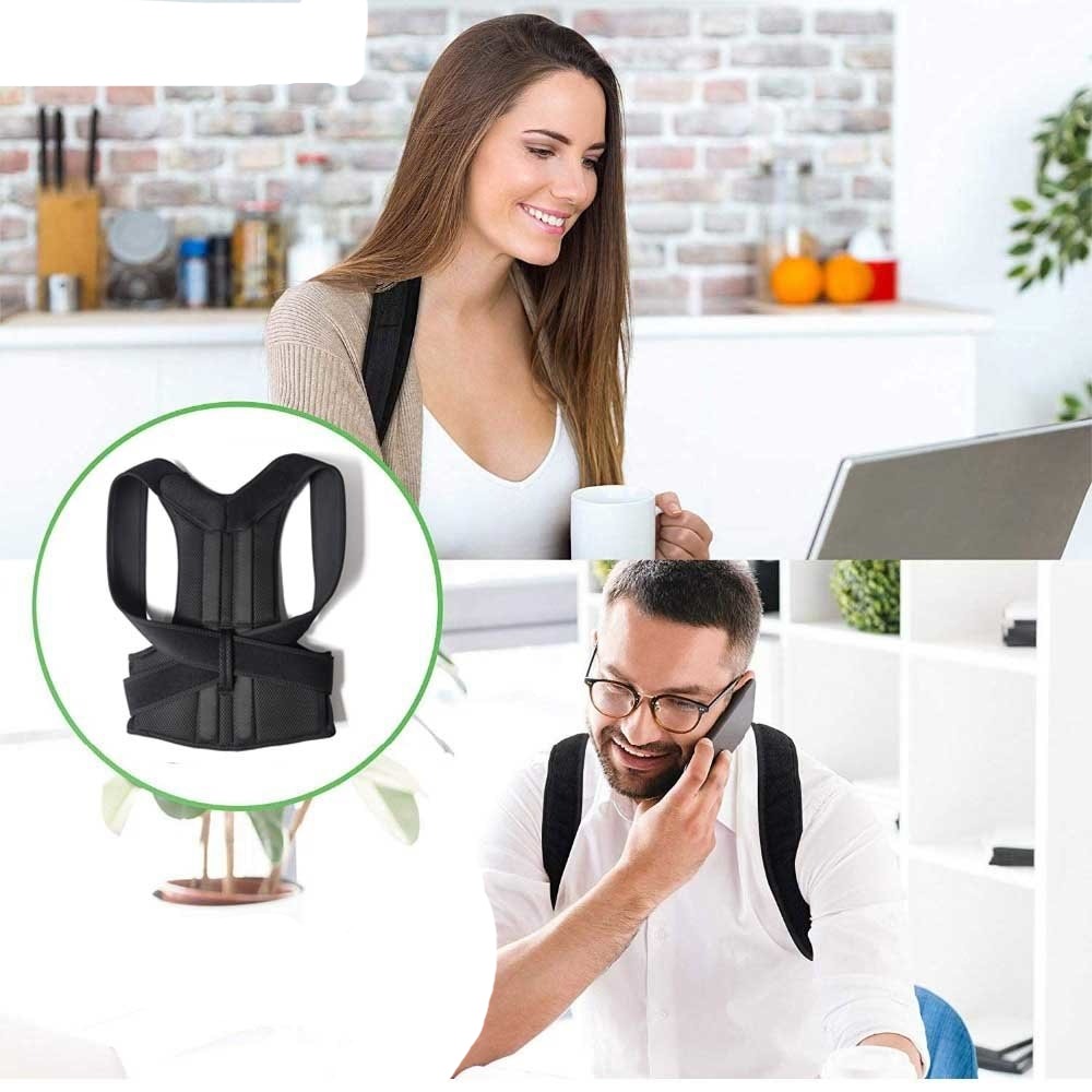 Correcteur de posture réglable à barre en alliage