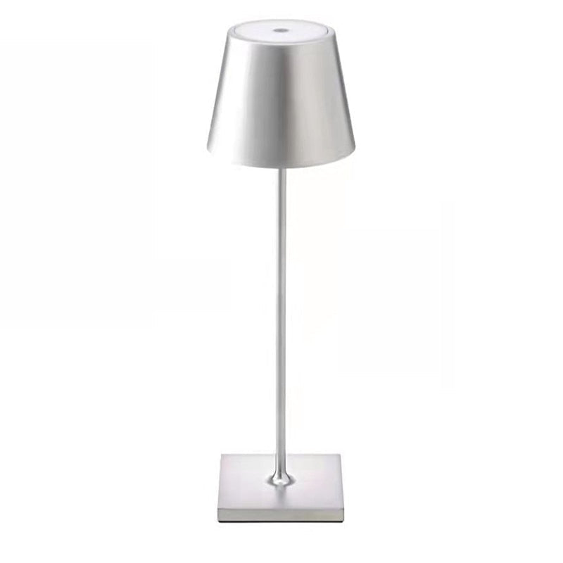 Lampe de table rechargeable sans fil à éclairage LED