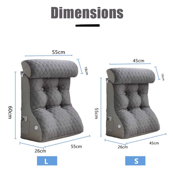 LiseThera™ – Coussin de Lecture Ergonomique pour Lit, Soutien & Confort