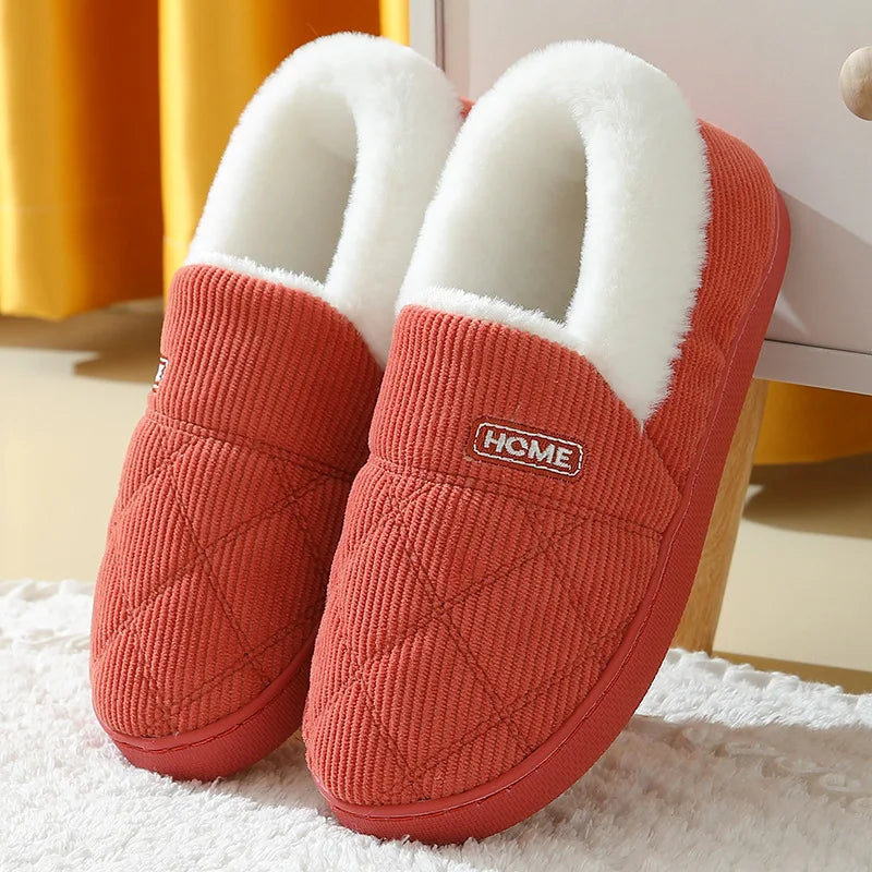 Pantoufles Douillettes en Peluche Confort pour Homme et Femme