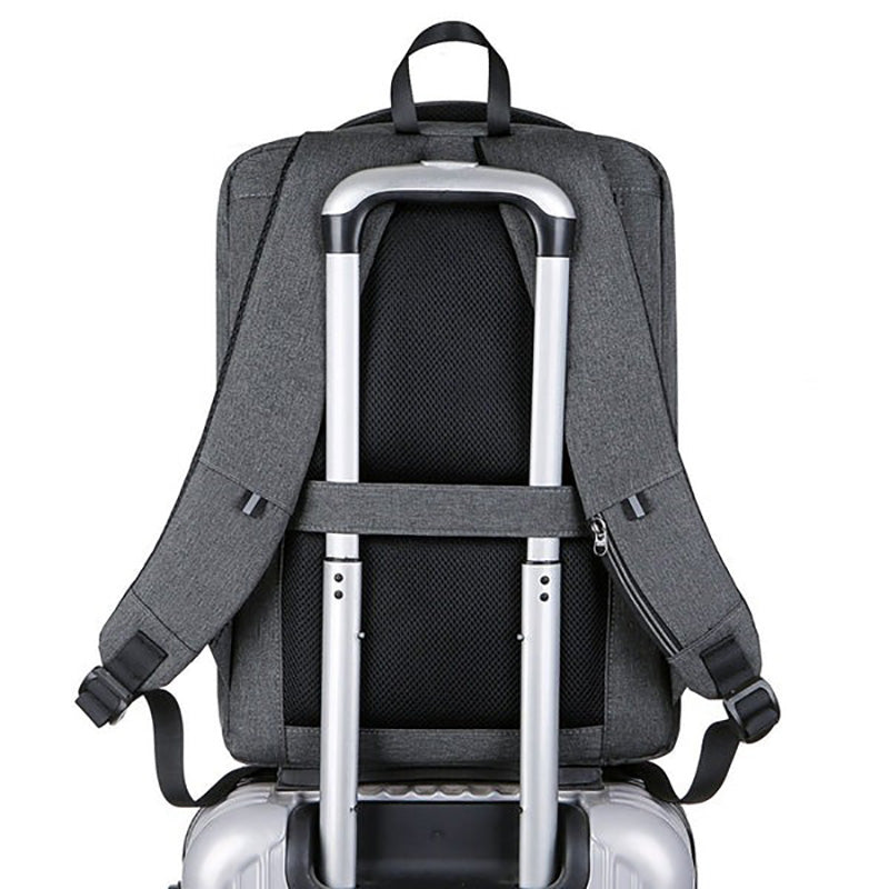 Sac à dos anti-vol robuste en polyester pour voyage et travail