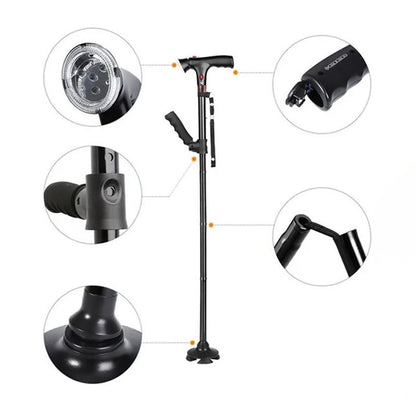 Safewalk™ – Canne marche orthopédique multifonction Mobilité & Sécurité