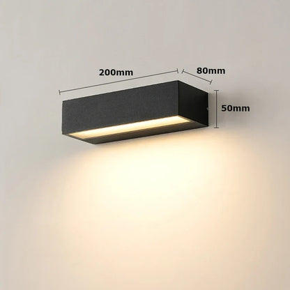 Applique murale LED extérieure chaud 3000K