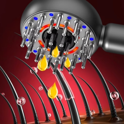 ScalpEase™ – Brosse Massage Cuir Chevelu Antistress & Stimulation Capillaire