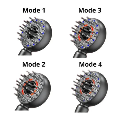 ScalpEase™ – Brosse Massage Cuir Chevelu Antistress & Stimulation Capillaire