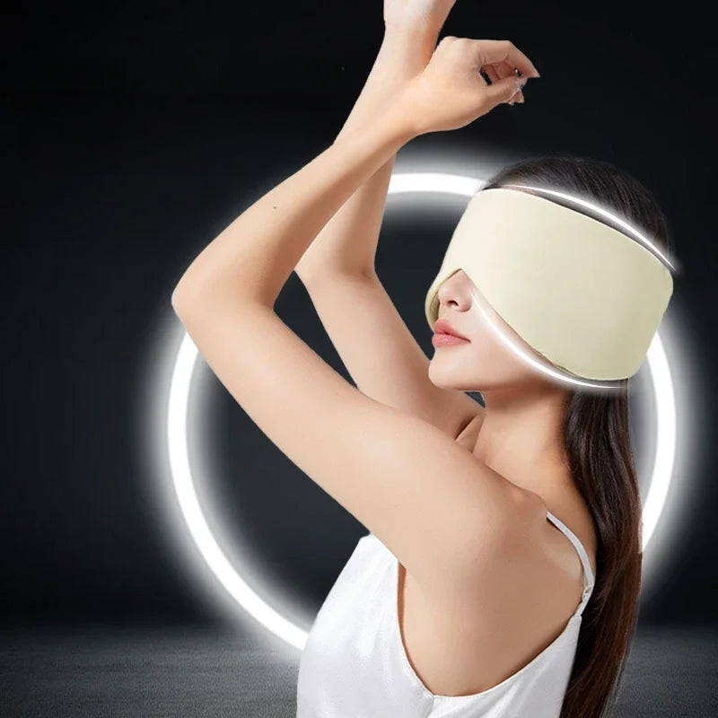Masque de sommeil double-face en soie SilkCool