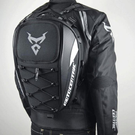 Sac à dos moto étanche en fibre de carbone multi fonctionnel