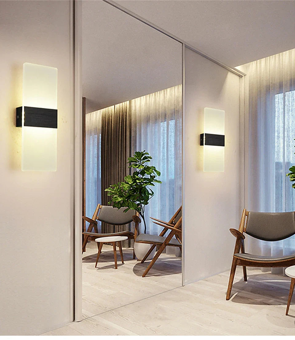 Applique murale LED sans fil design moderne