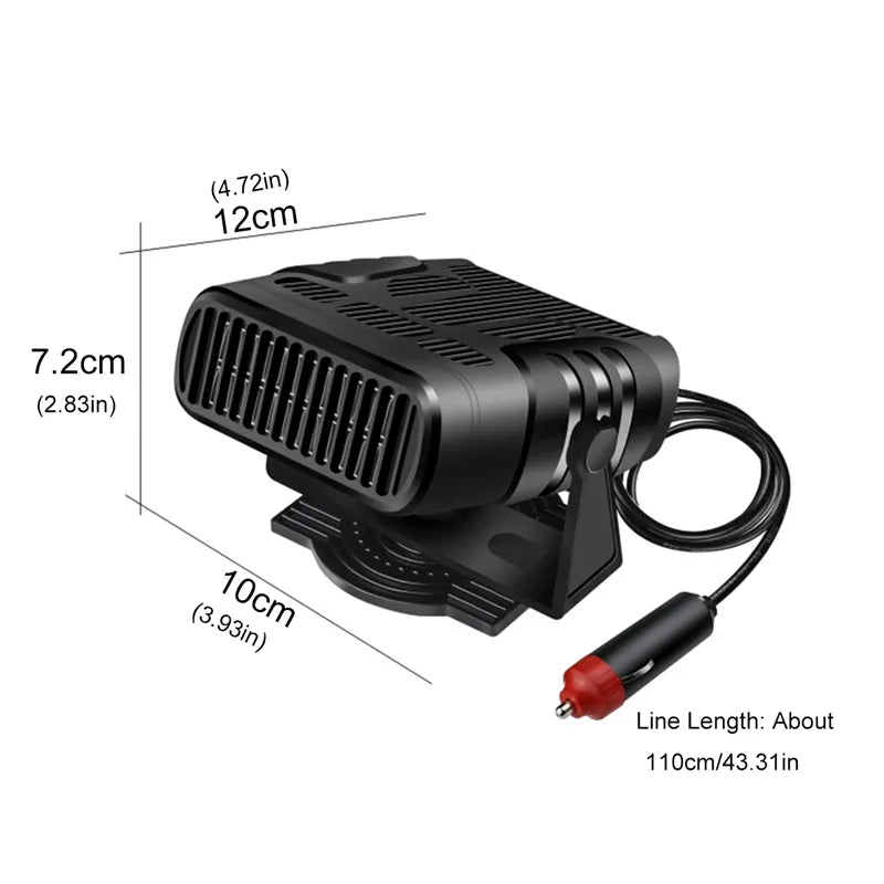 Chauffage de voiture portable électrique compact