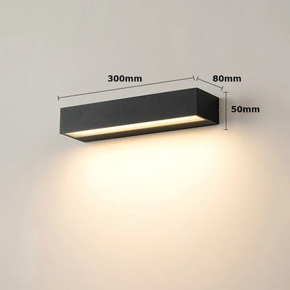 Applique murale extérieure LED chaud 3000K