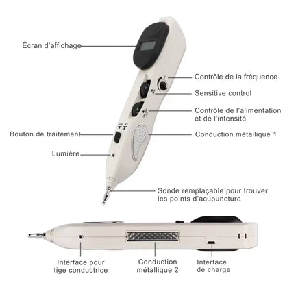 Stylo d’Acupuncture Électronique Numérique