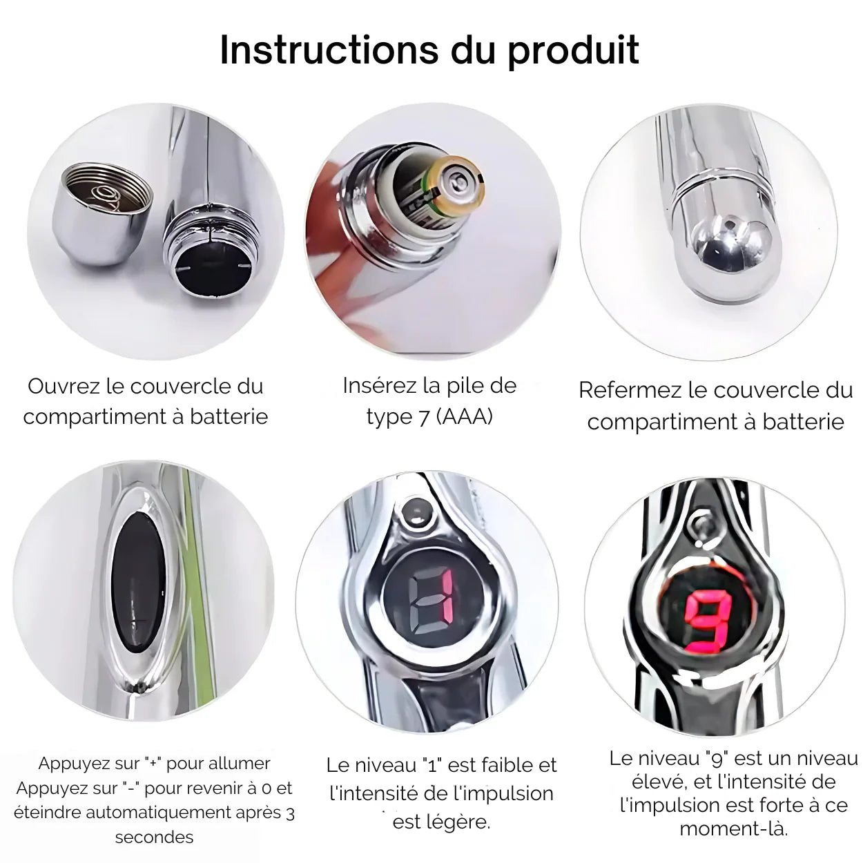 Stylo Acupuncture Électronique Soulagement Naturel