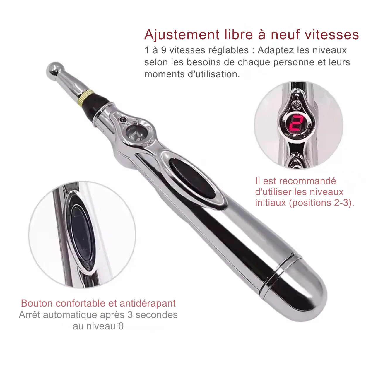 Stylo Acupuncture Électronique Soulagement Naturel